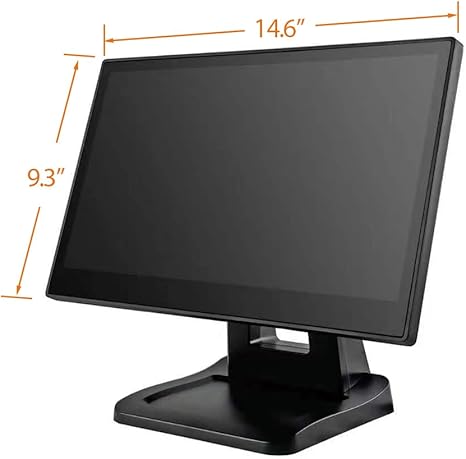 posmonitor ANGEL POS 15.6” FHD Touchscreen Monitor (Black)
